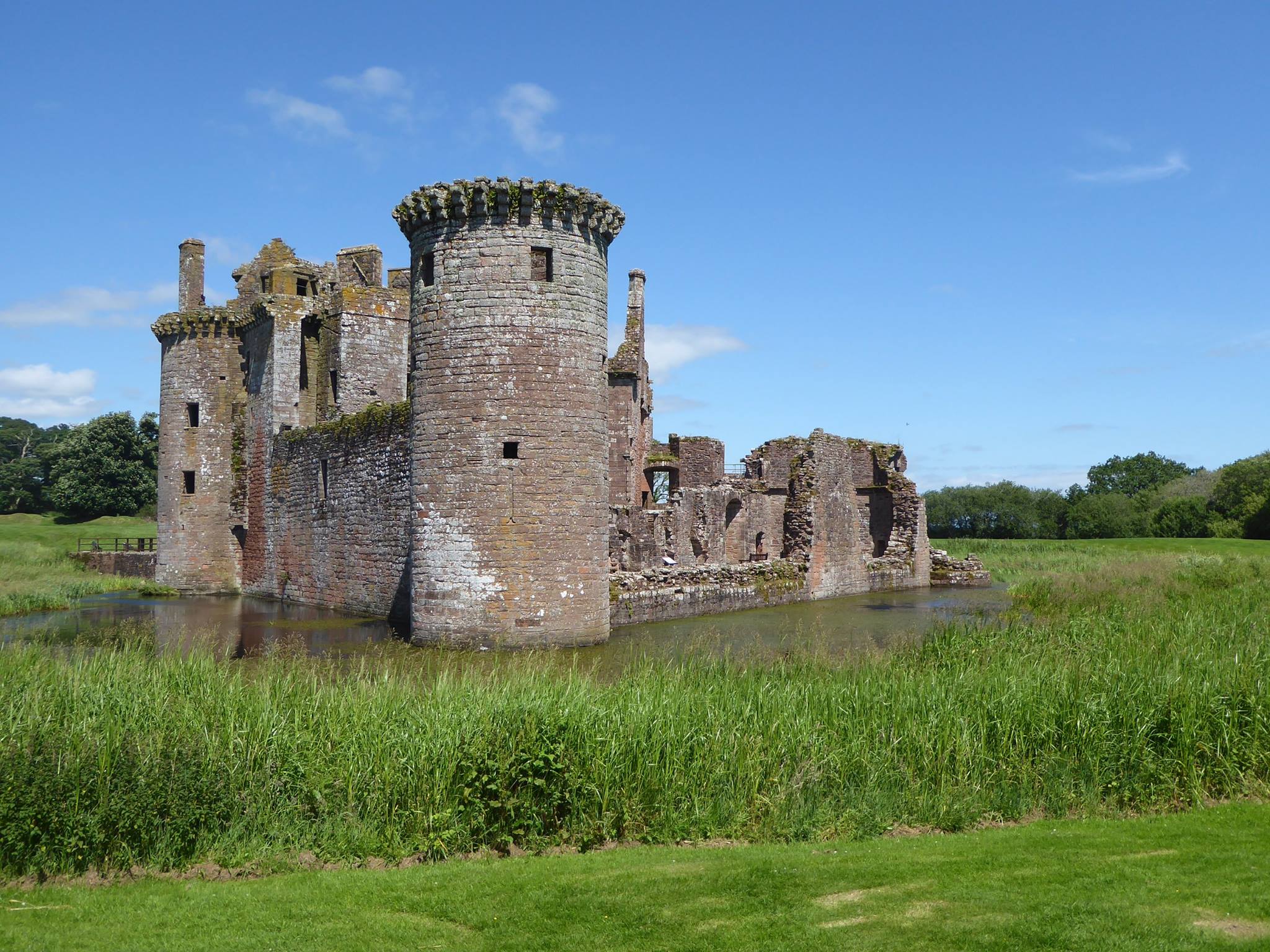 An image of Caerlaverock Castle