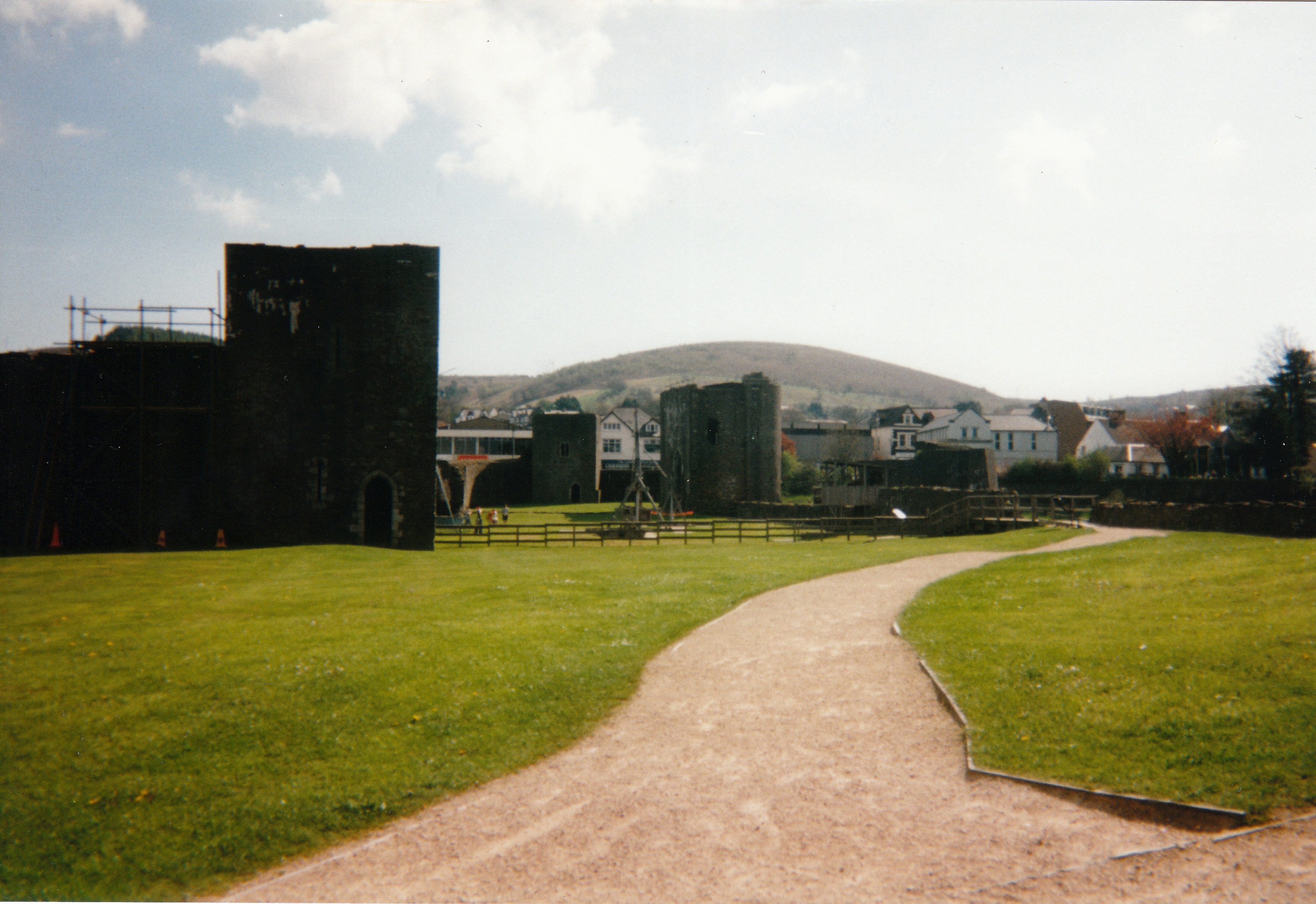 An image of Caerphilly Castle