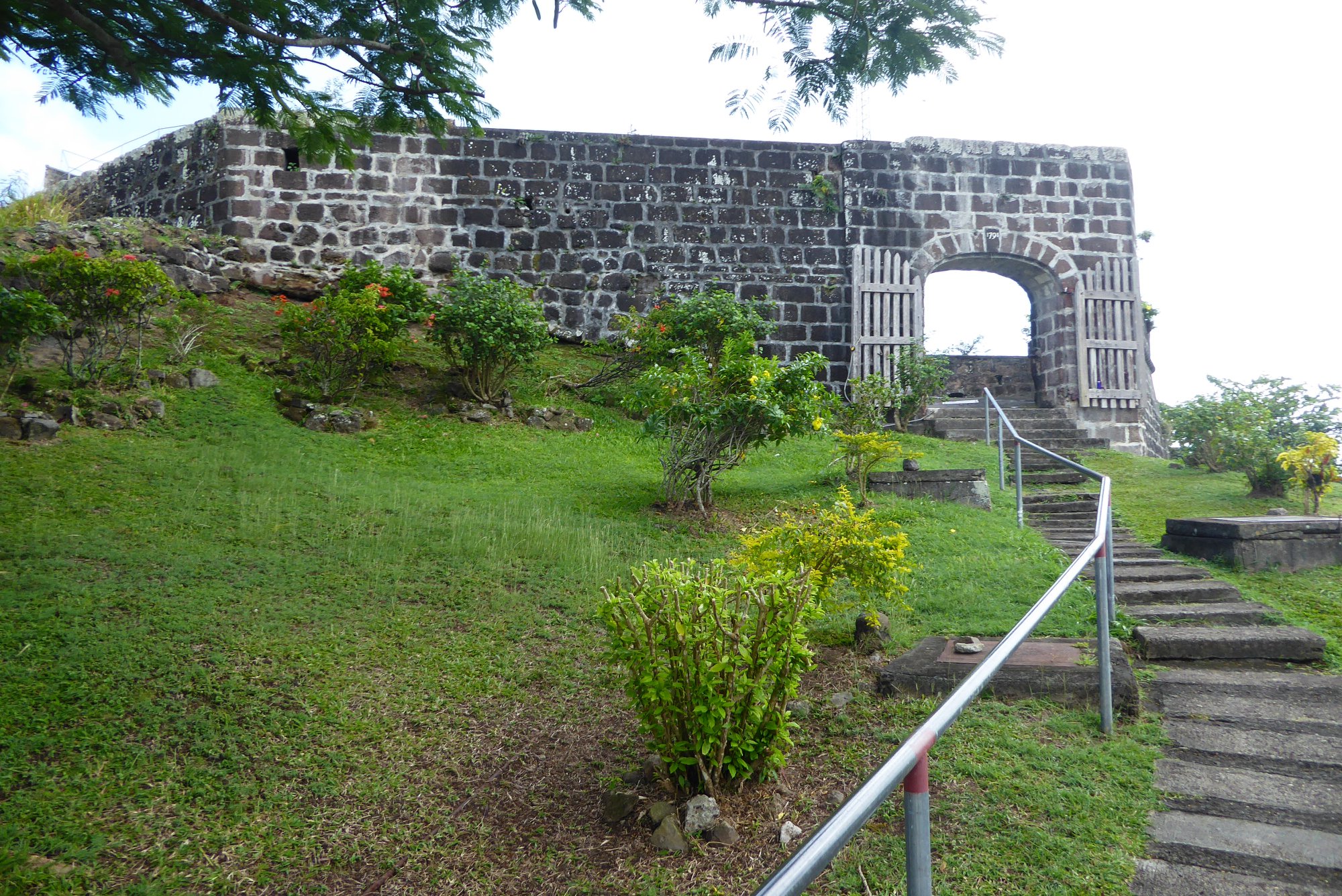 An image of Forts Frederick and Matthew