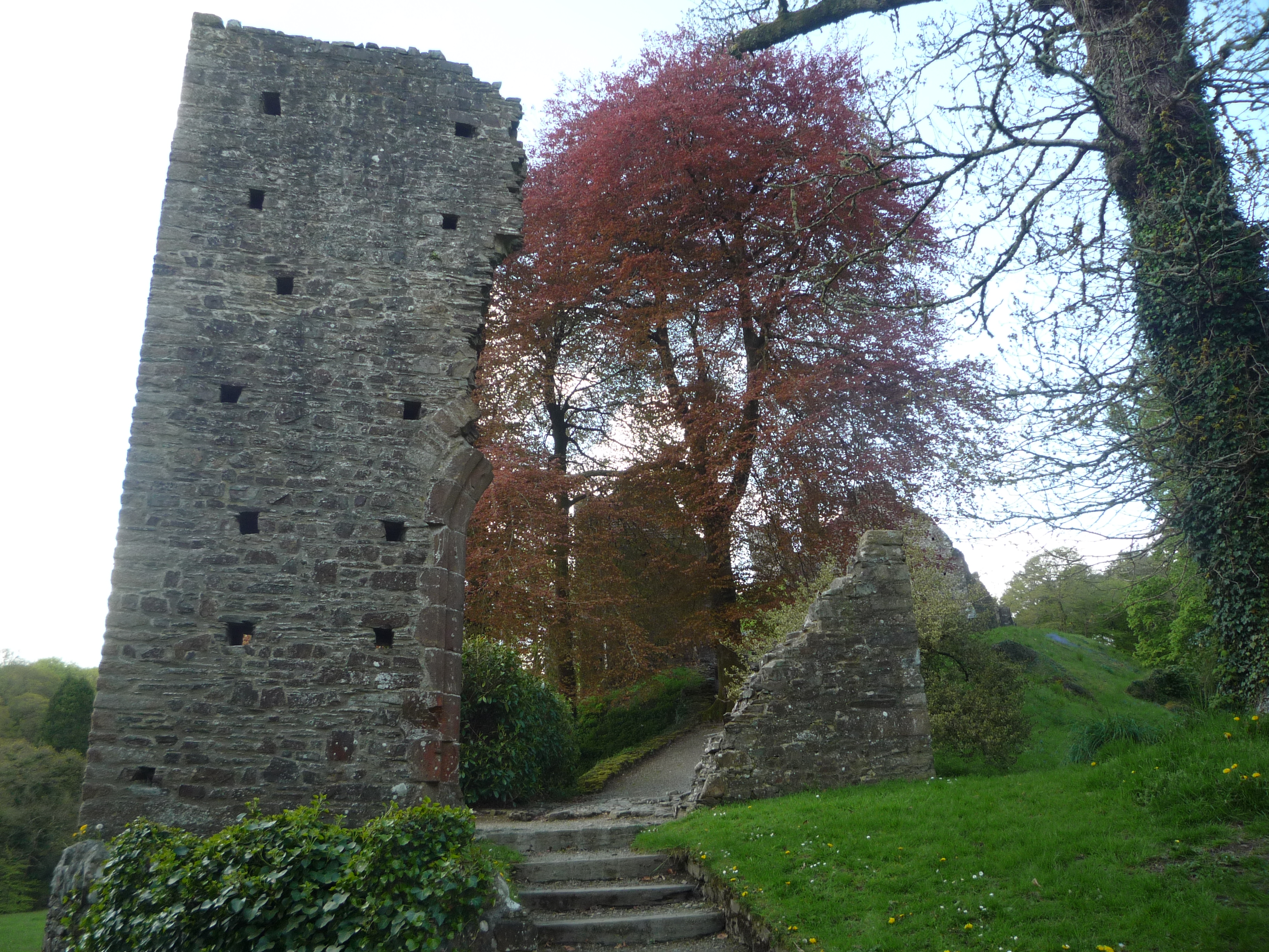 An image of Okehampton Castle