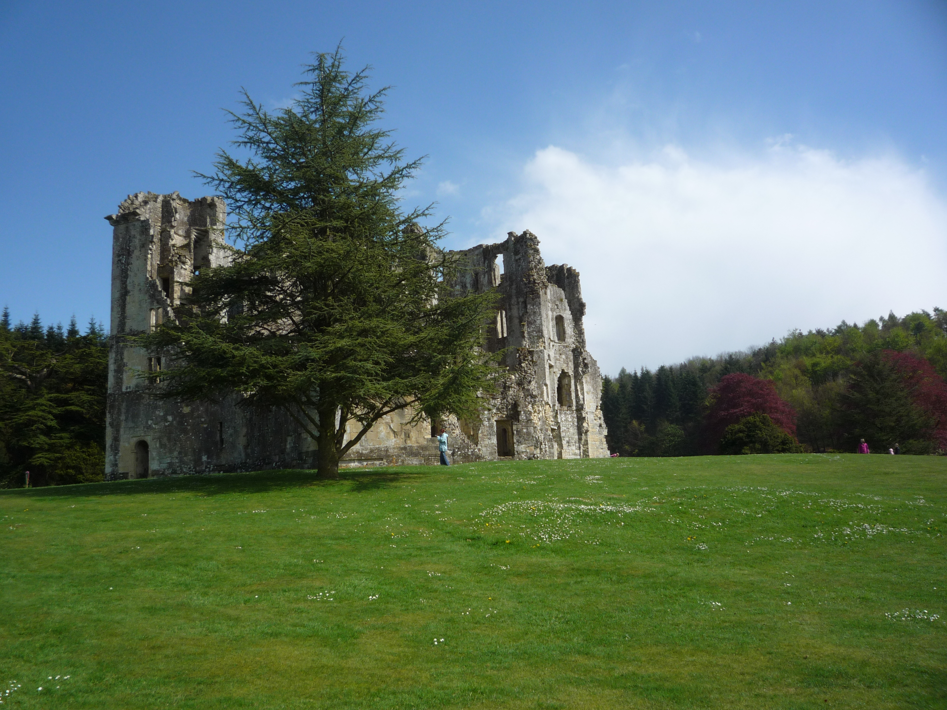 An image of Old Wardour Castle