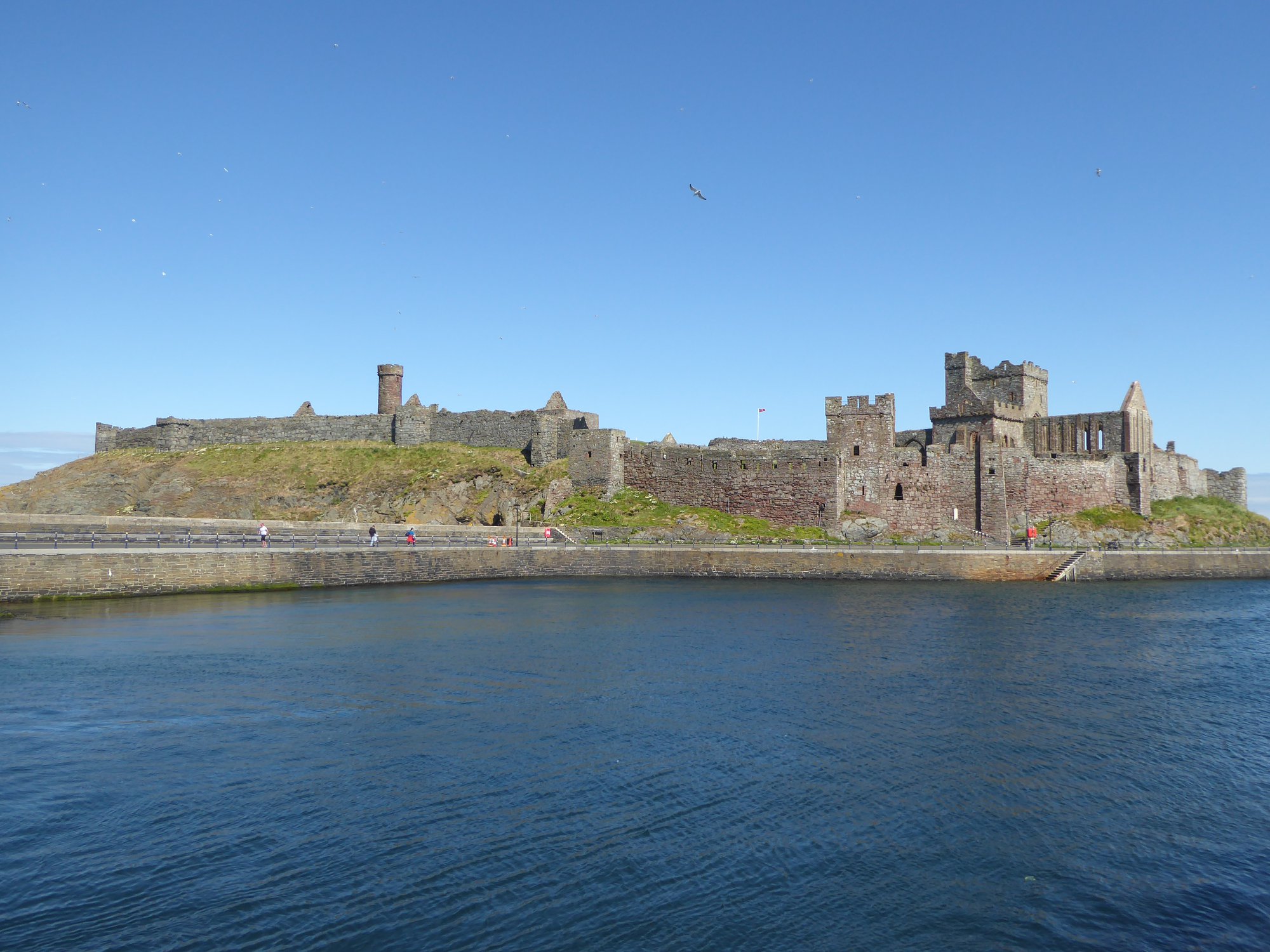 An image of Peel Castle