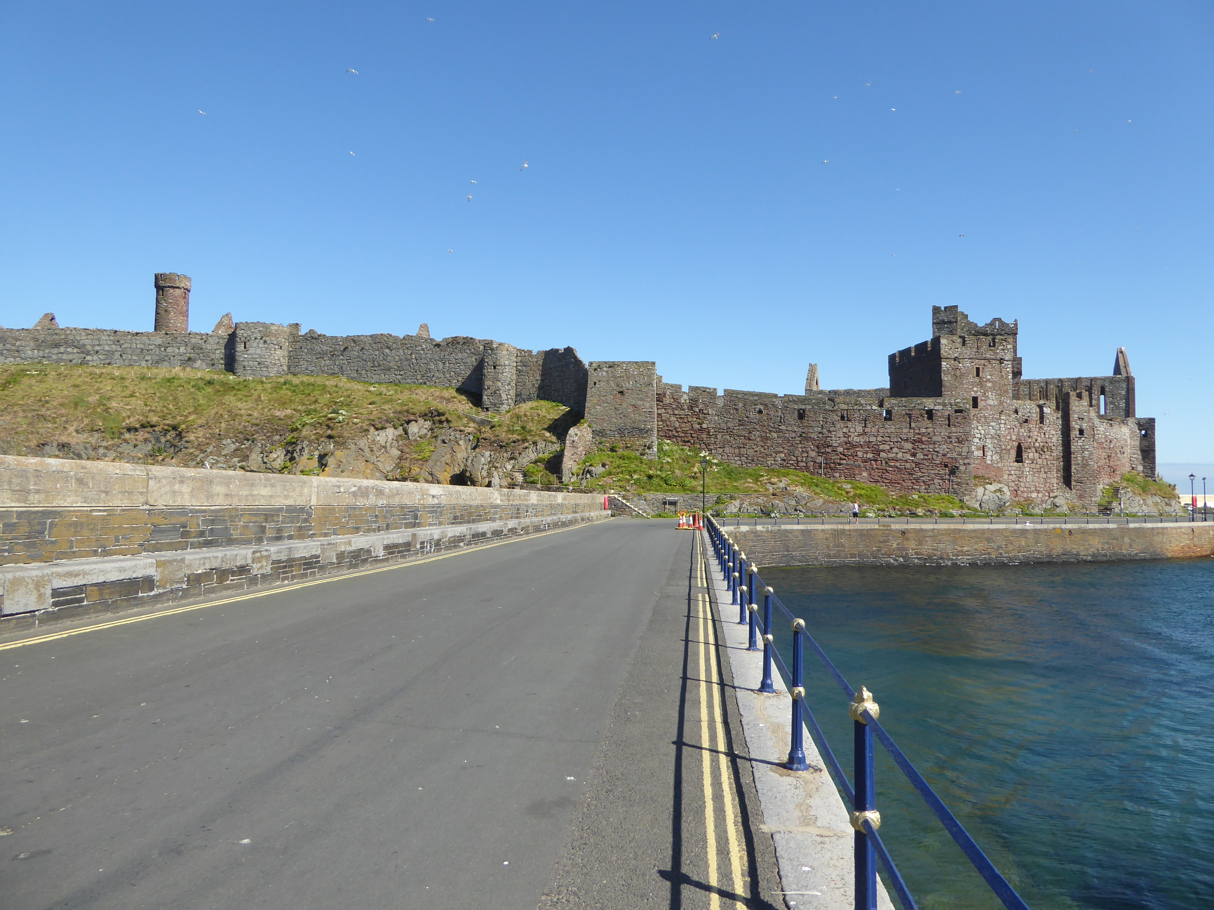An image of Peel Castle