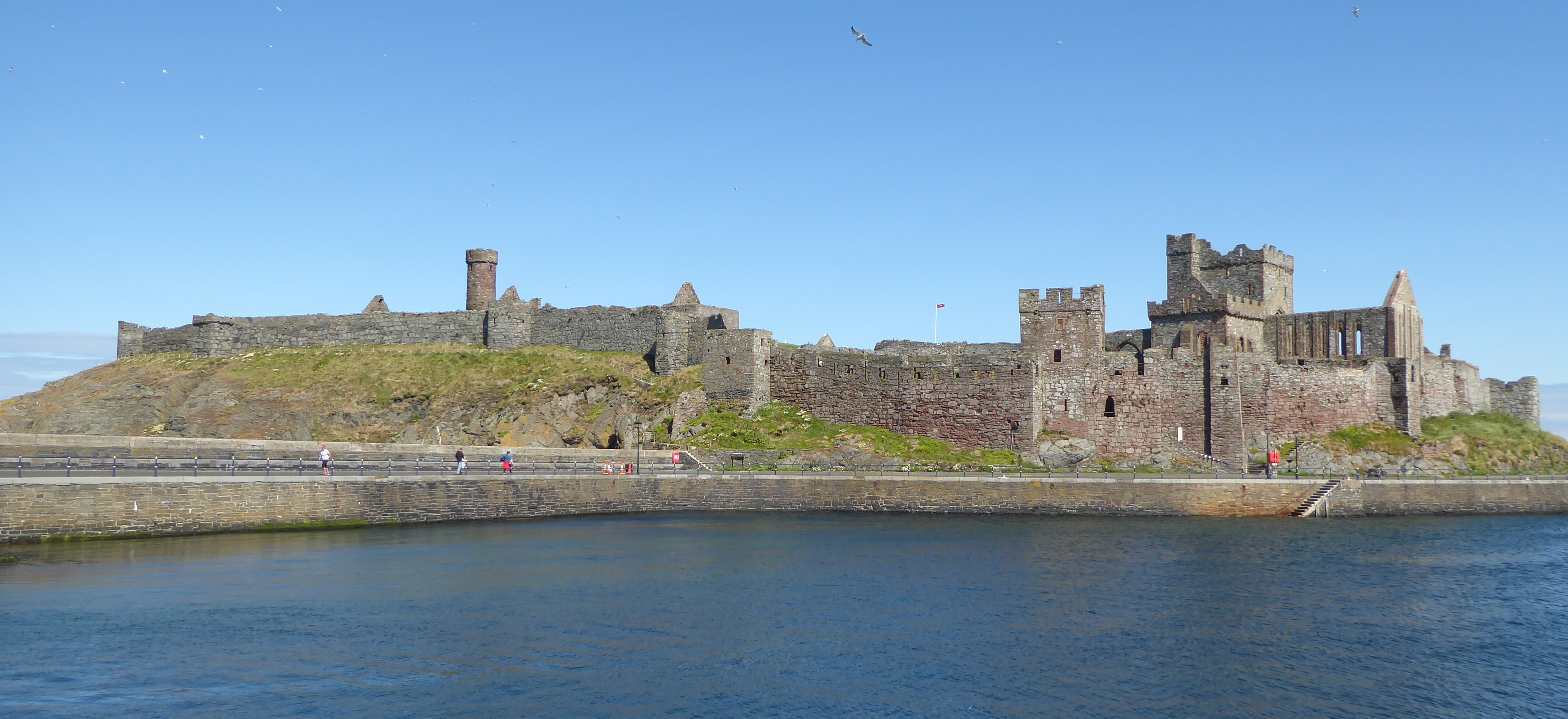 An image of Peel Castle