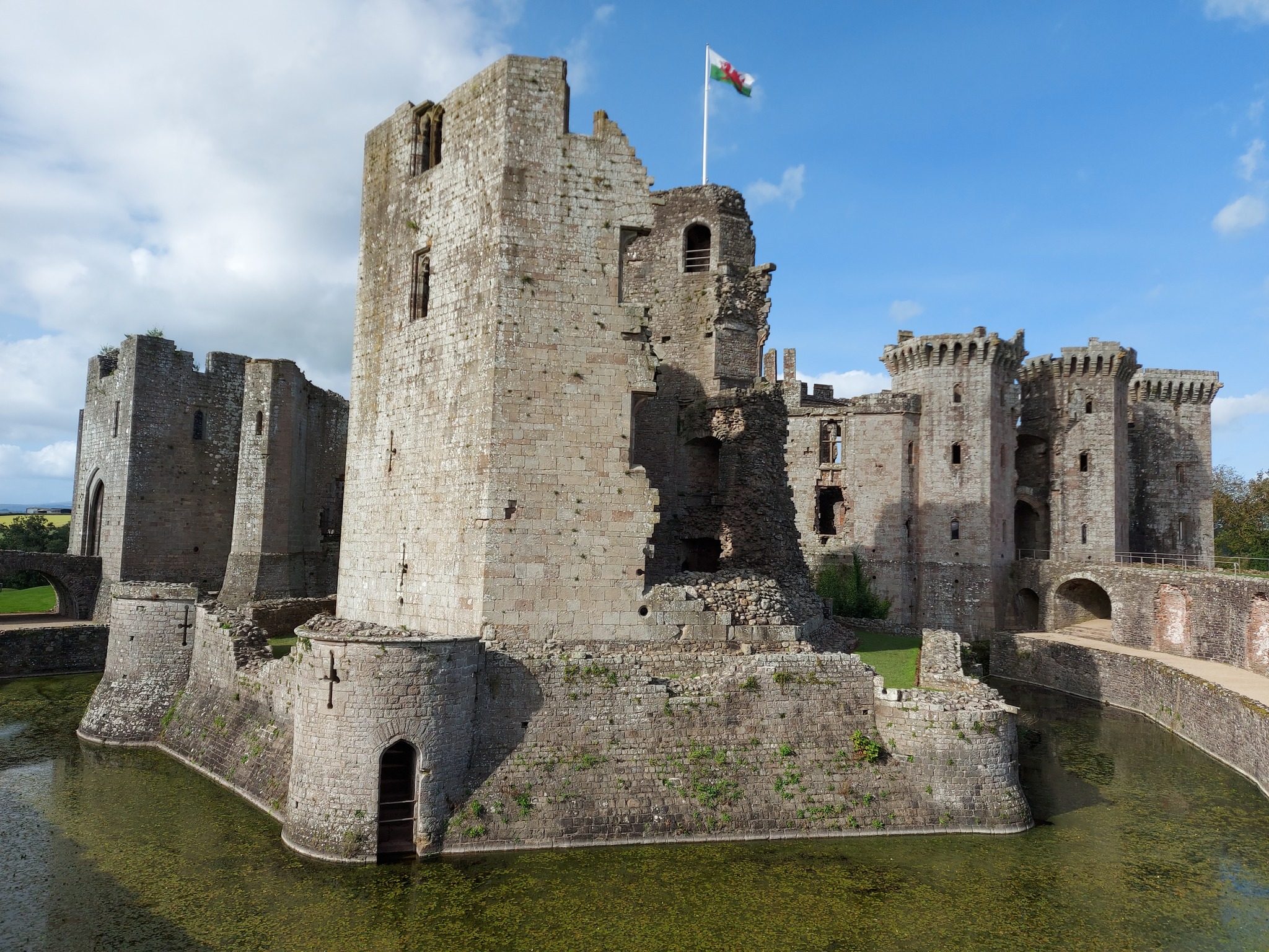 An image of Raglan Castle