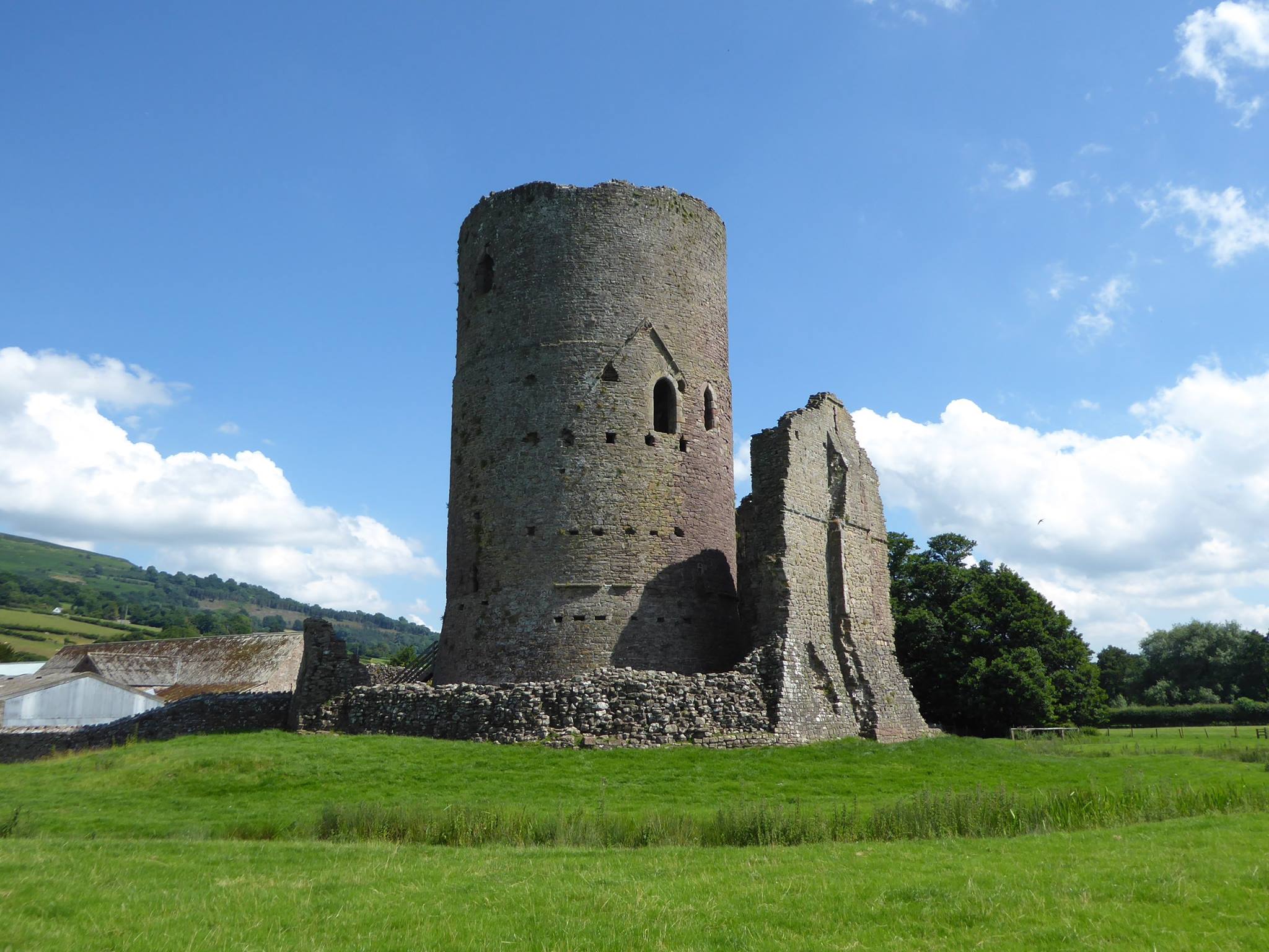 An image of Tretower Castle