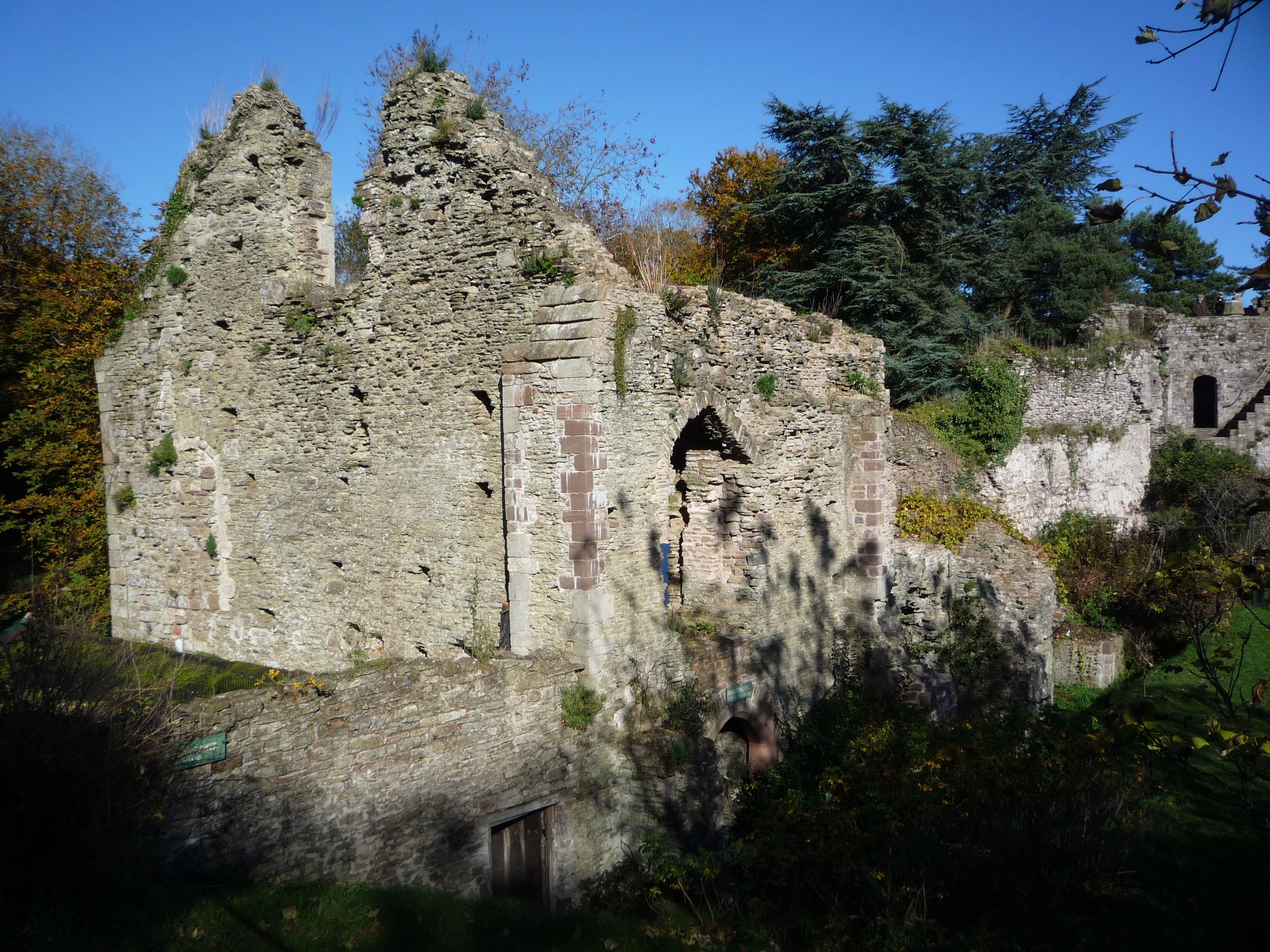An image of Usk Castle