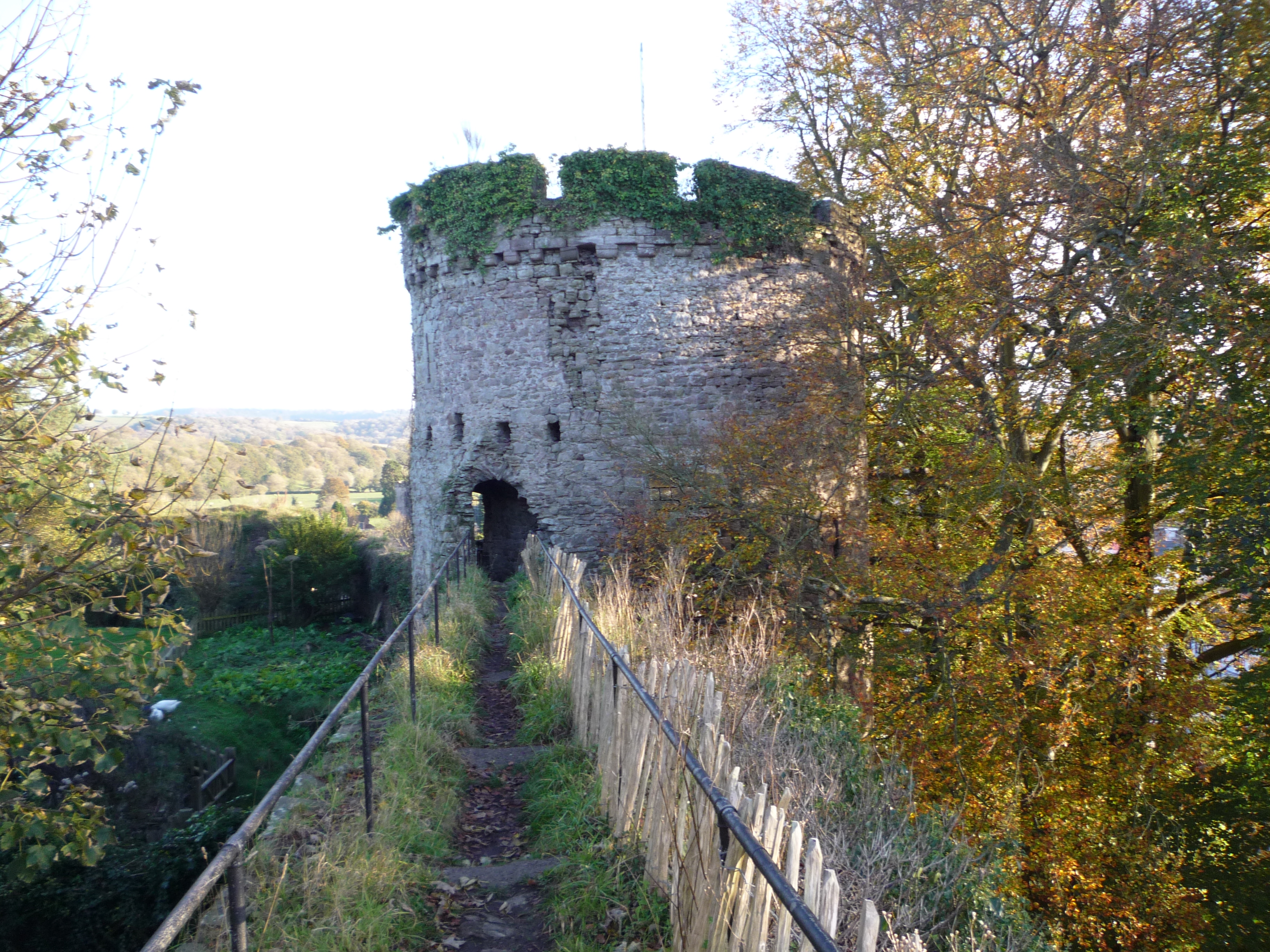 An image of Usk Castle